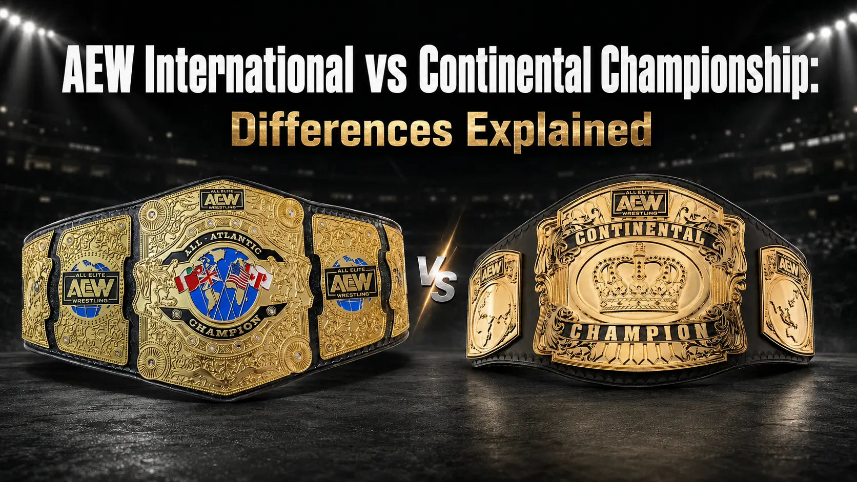 AEW International vs Continental Championship: Differences Explained