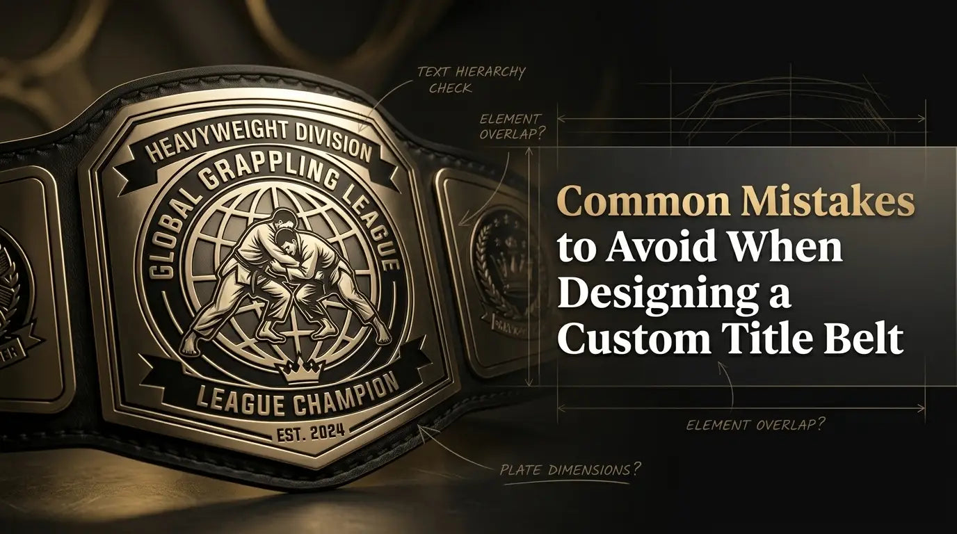 Common Mistakes to Avoid When Designing a Custom Title Belt