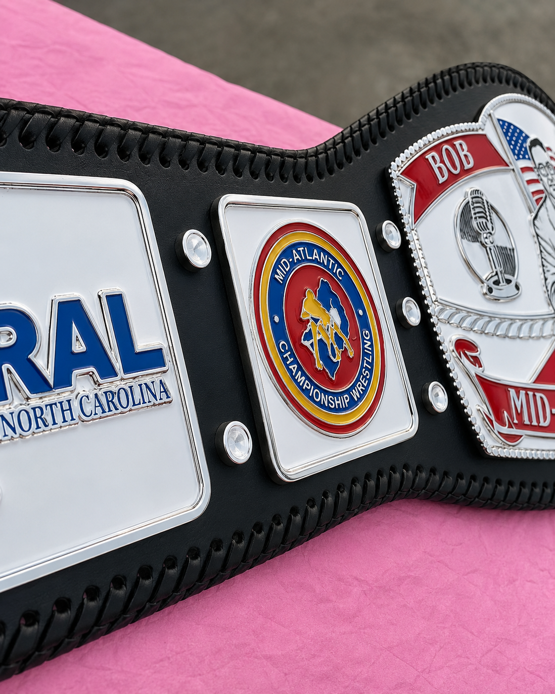 Bob Caudle Mid-Atlantic Wrestling Championship Belt