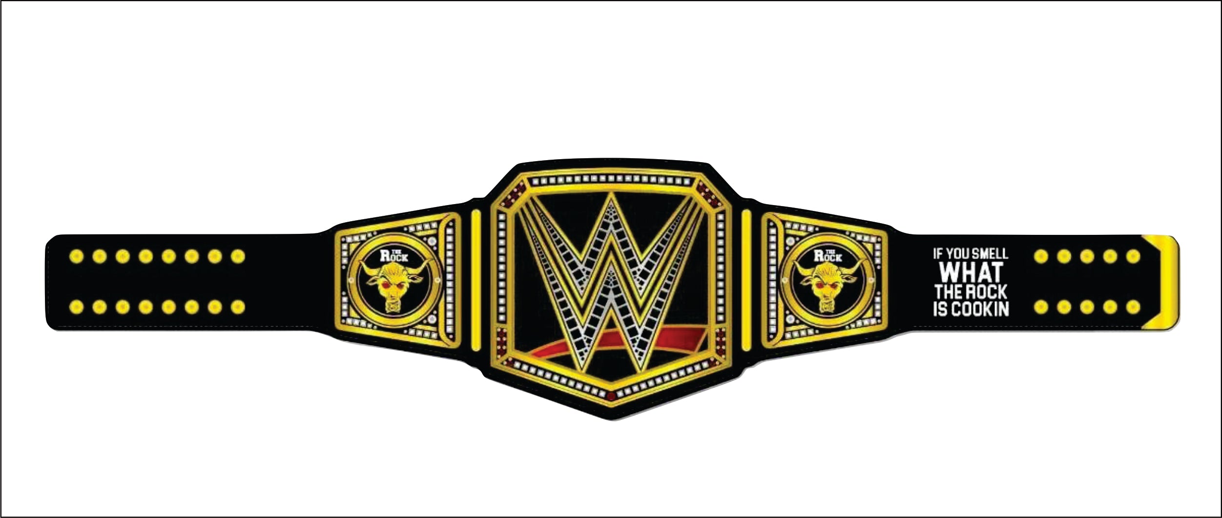 The Rock Championship Replica Title Belt Championship Belts Online