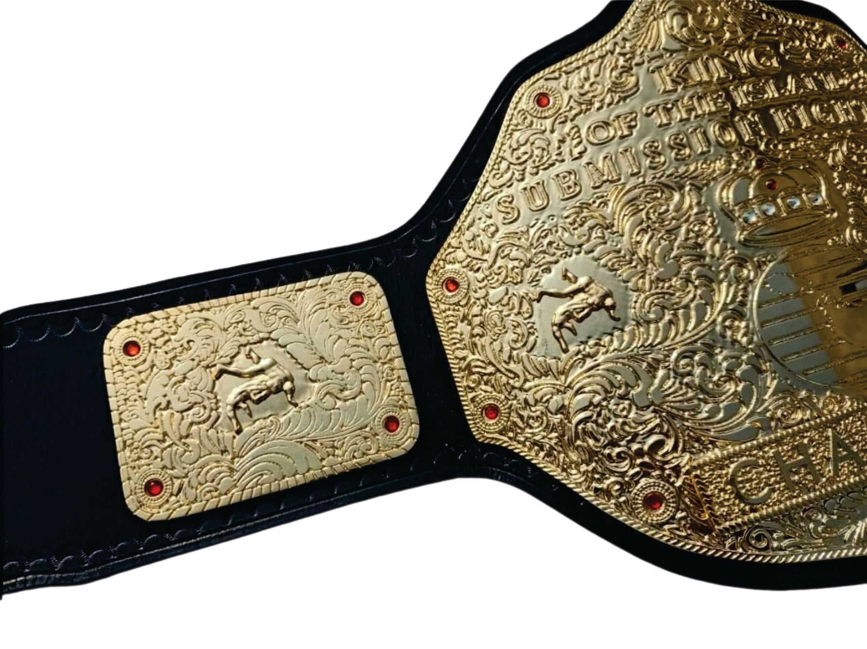 Big Gold King of the Island Submission Fighting Custom Custom Championship Wrestling Belt Championship Belts Online