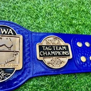 NWA Tag Team Championship Belt Replica  4MM CNC Detailed 24K Gold Plates