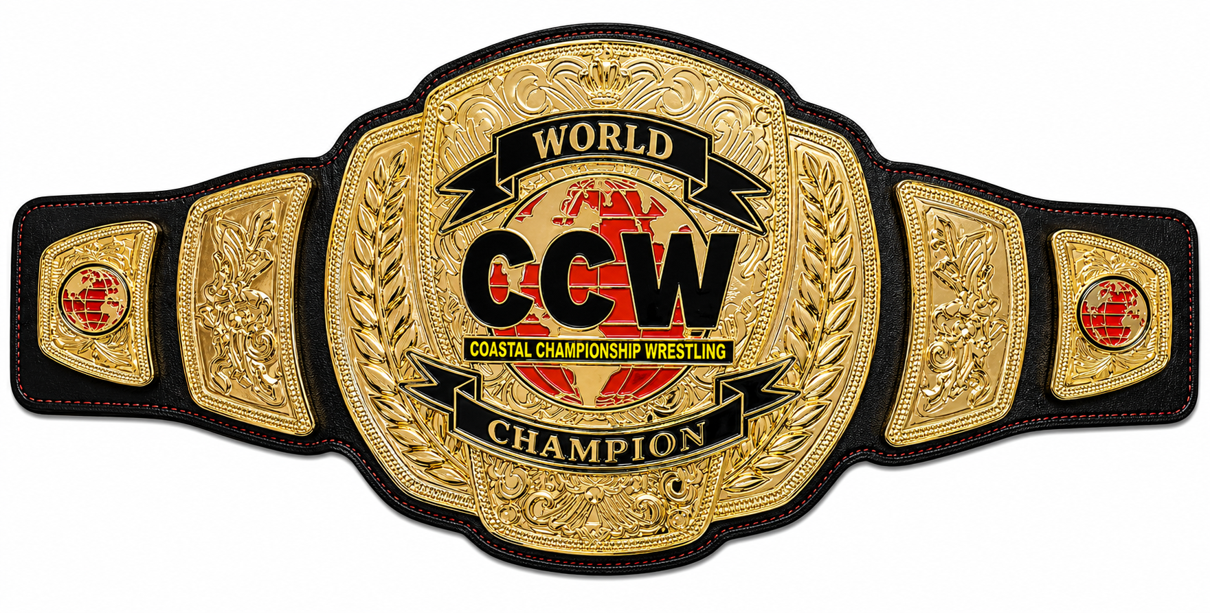 New Customise CCW Costal Championship Wrestling Belt Adult Size
