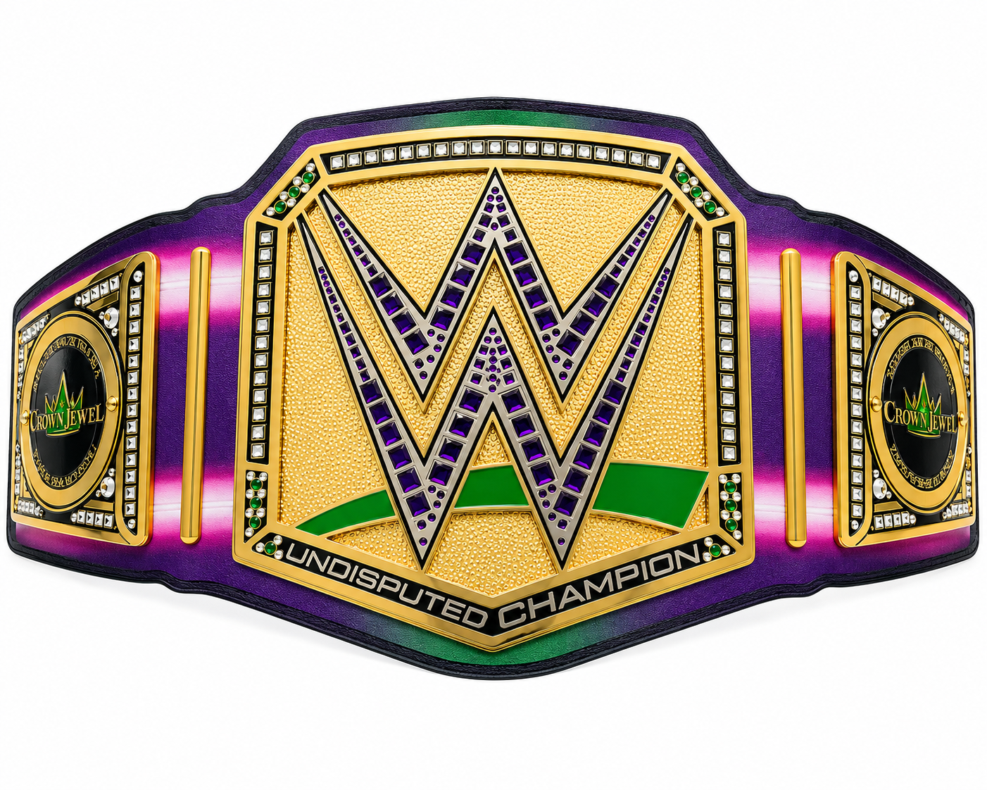 WWE Crown Jewel Undisputed Championship Replica Belt  Purple Edition