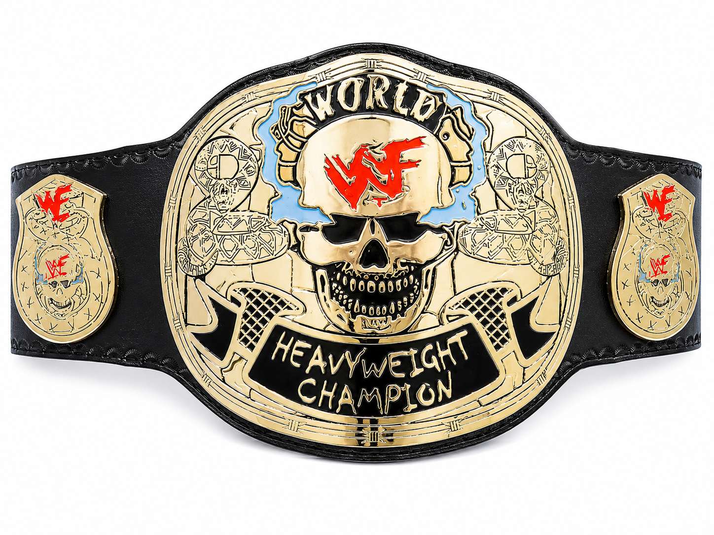 WWF Hardcore World Heavyweight Championship Replica Belt  Classic Skull Edition
