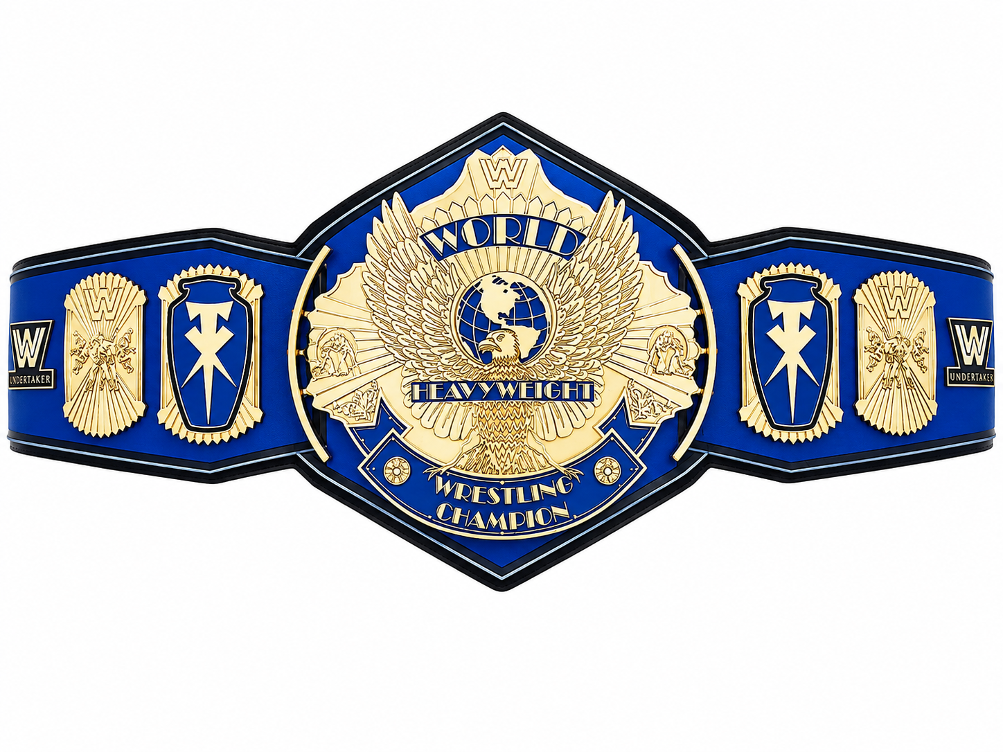 WWE Undertaker World Heavyweight Championship Replica Belt  Blue Eagle Edition