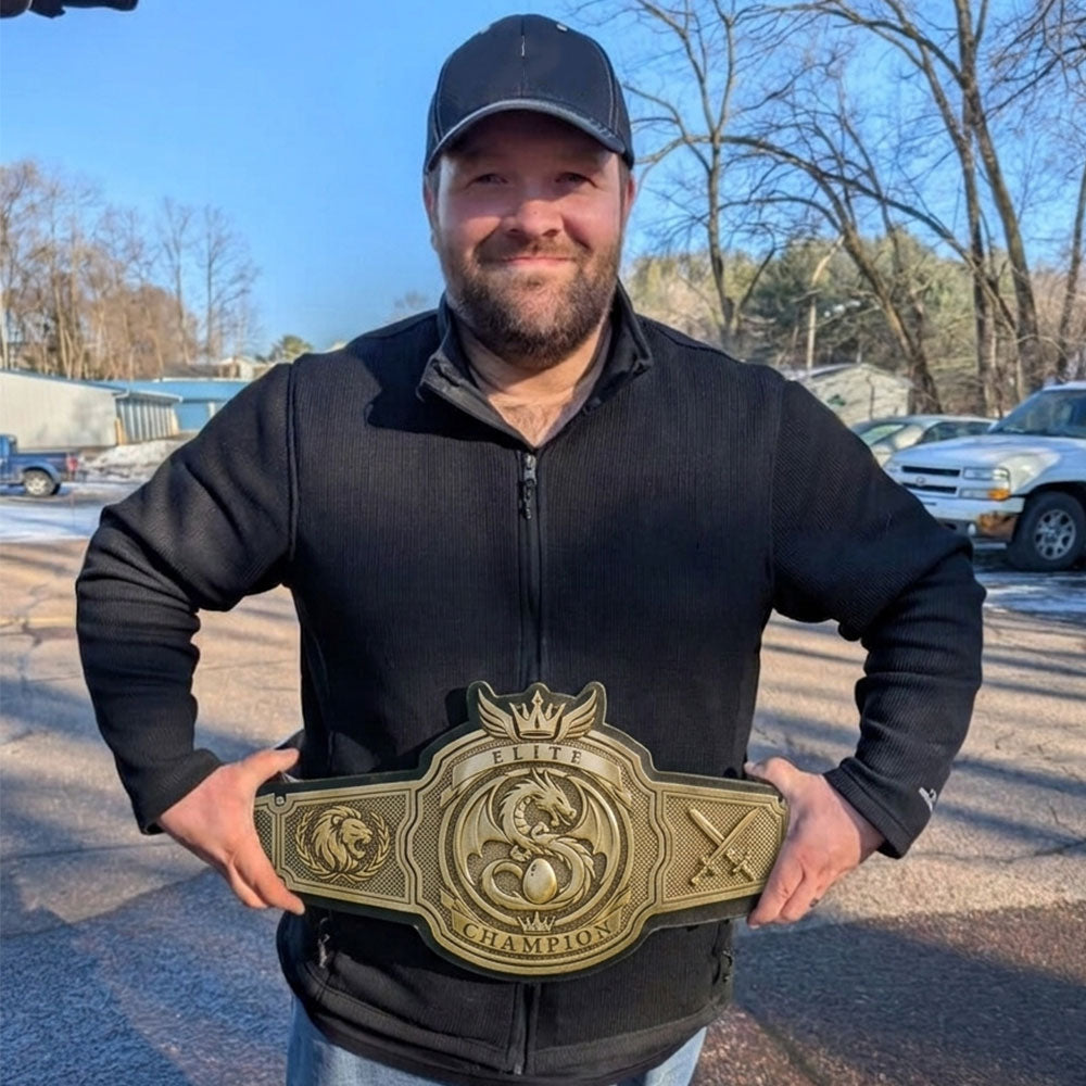 Custom Wrestling Championship Belt Design