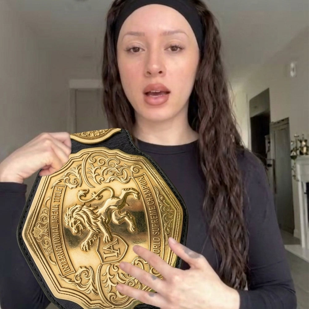 Handmade Personalized Championship Belt