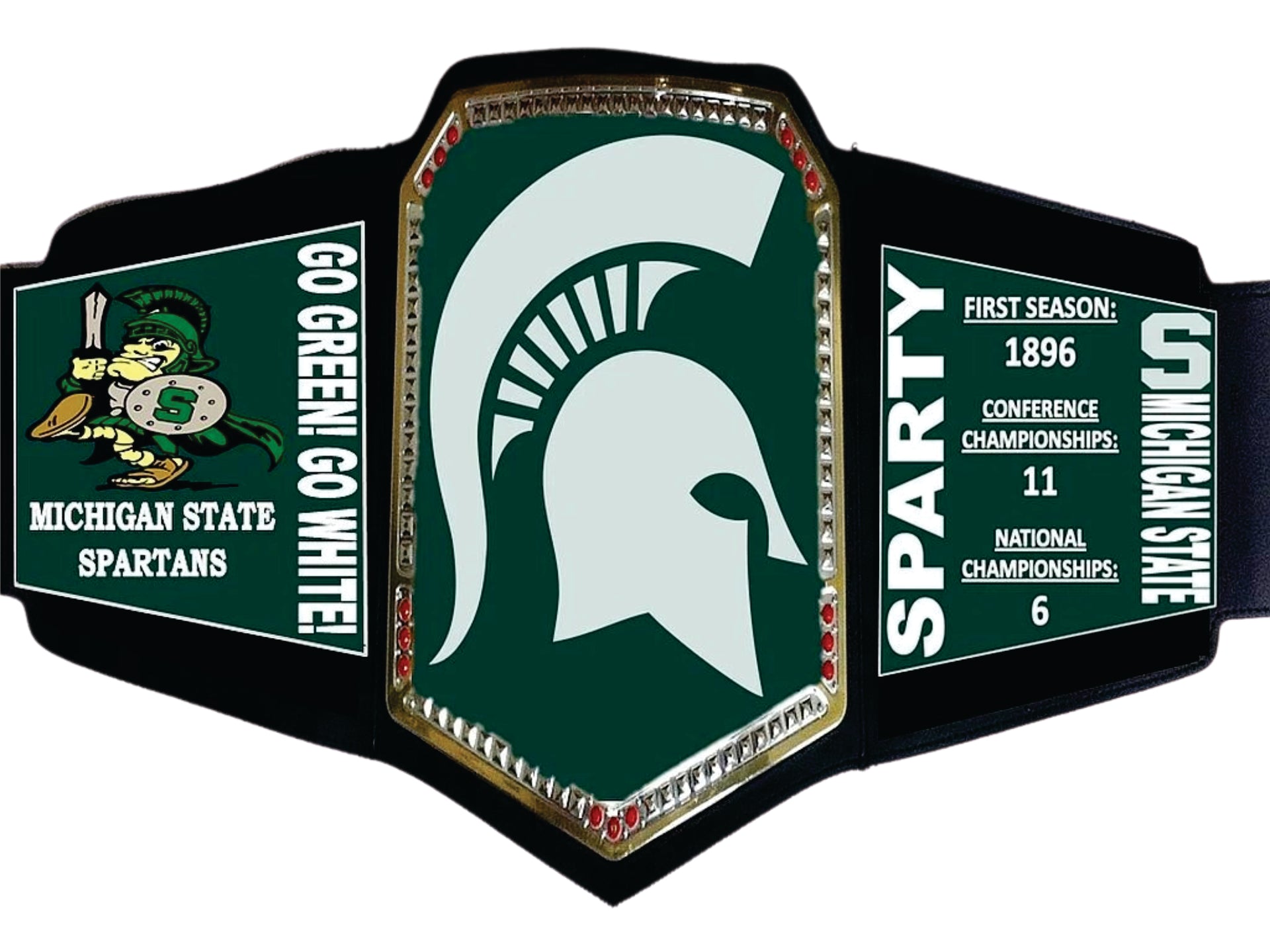 Michigan State Spartans WWE College Legacy Title Belt Championship Belts Online