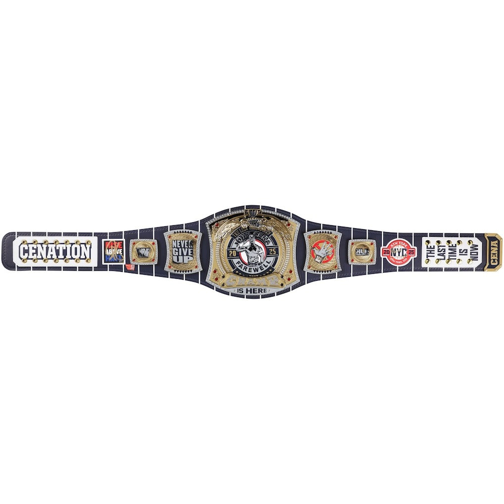 John Cena WWE Autographed Farewell Tour Money In The Bank 2025 Los Angeles Replica Title Belt Championship Belts Online