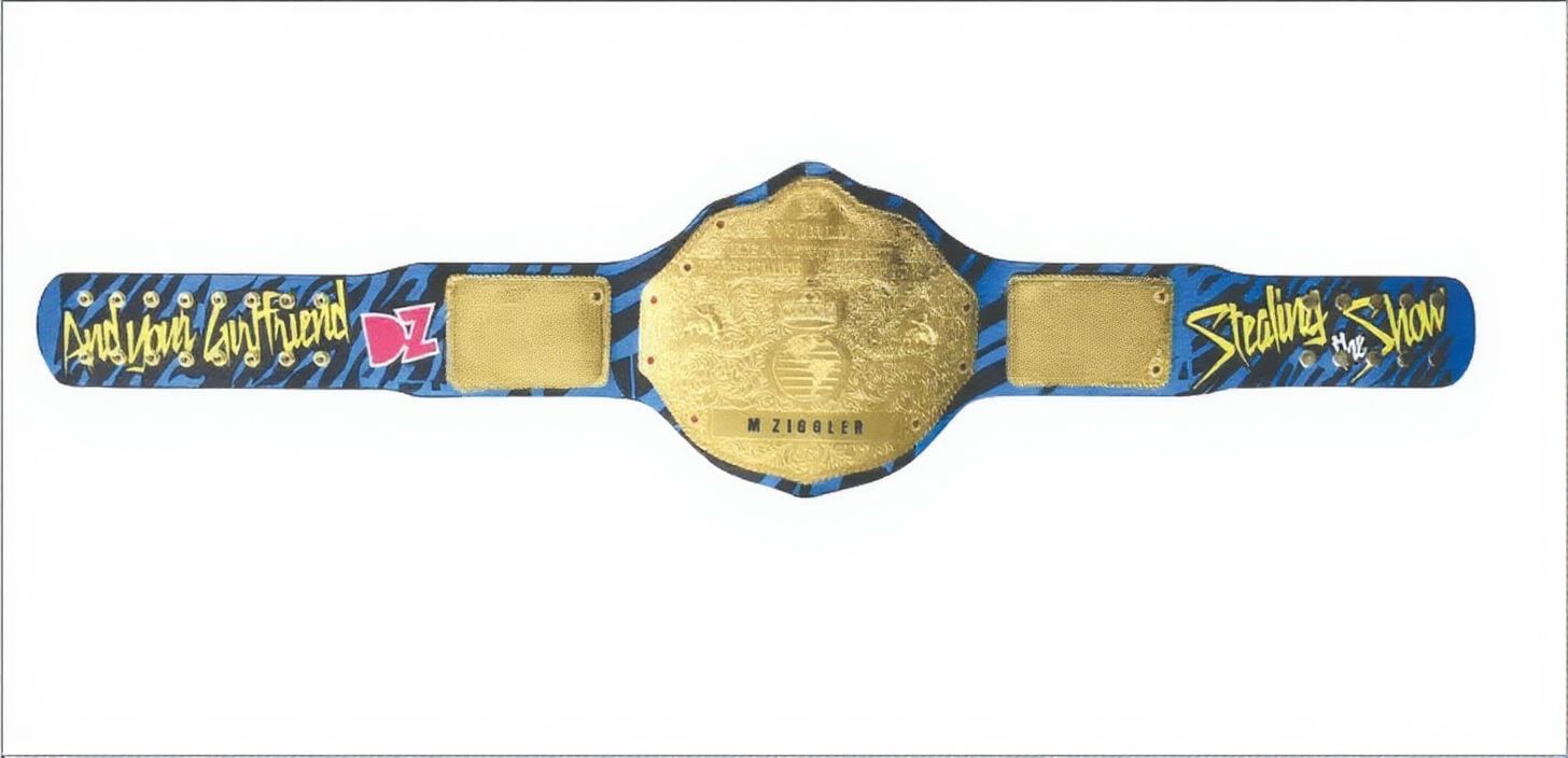 Custom Dolph Ziggler Big Gold World Heavyweight Championship Belt Championship Belts Online