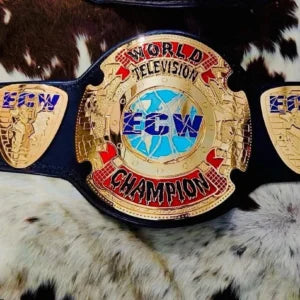 ECW Television Championship Replica Belt for Sale  CNC Detailed Belt