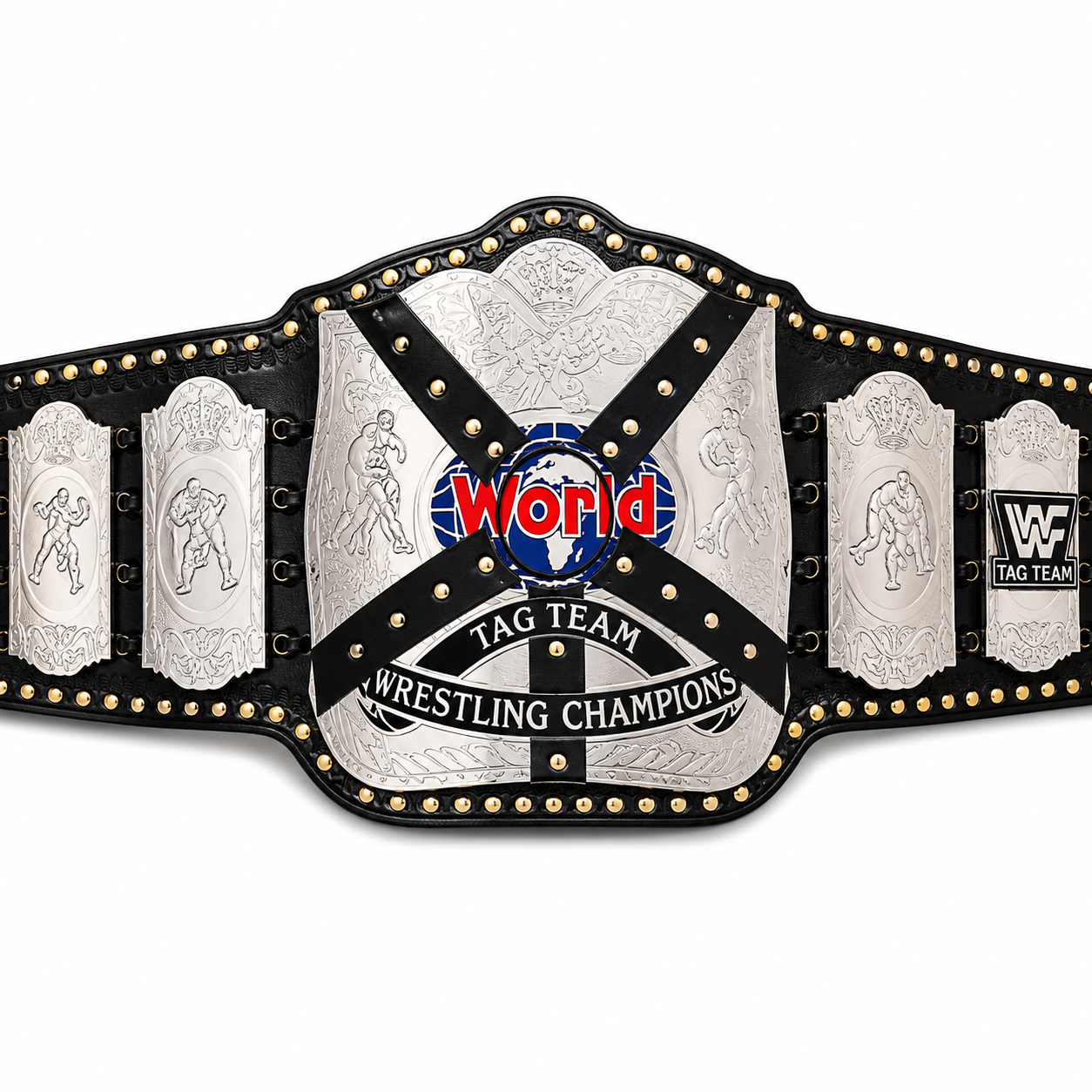 Demolition World Tag Team Wrestling Championship 4MM Belt Adult Size Replica