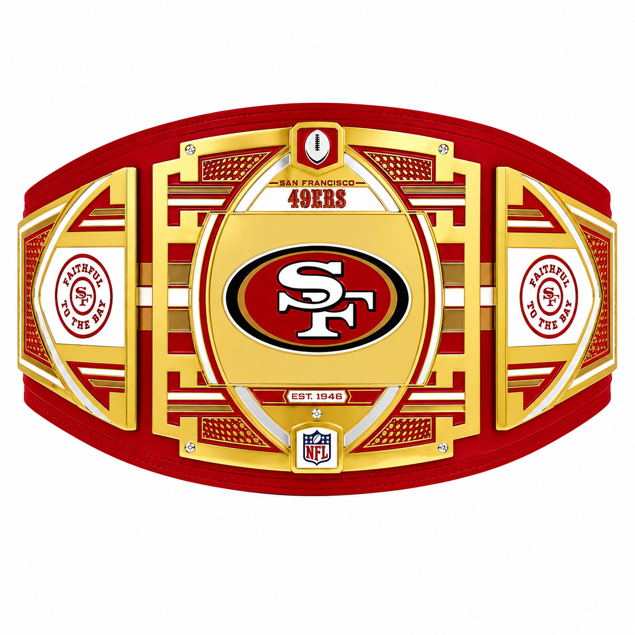 49ers Championship Belt San Francisco WWE Replica
