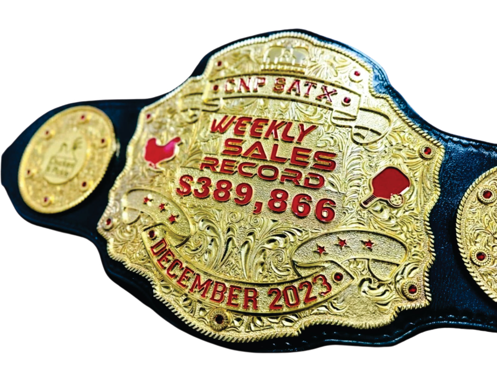 CNP Satx Weekly Sales Record December 20223 Championship Belt Championship Belts Online