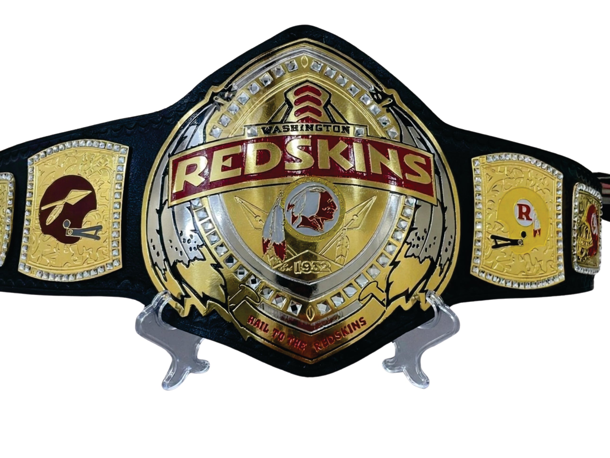 Lasco's Hail To The Redskins Washington Football Championship Title Belt Championship Belts Online