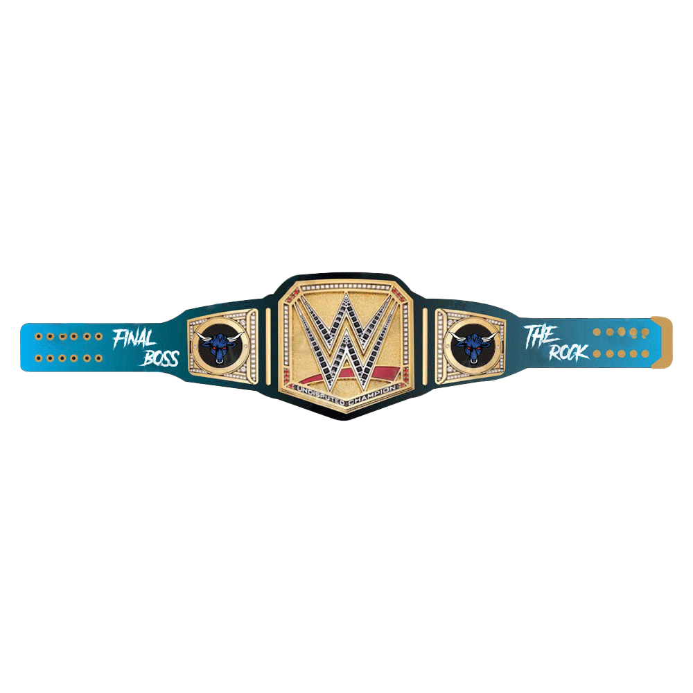 The Rock Final Boss Signature Series Championship Belt Championship Belts Online
