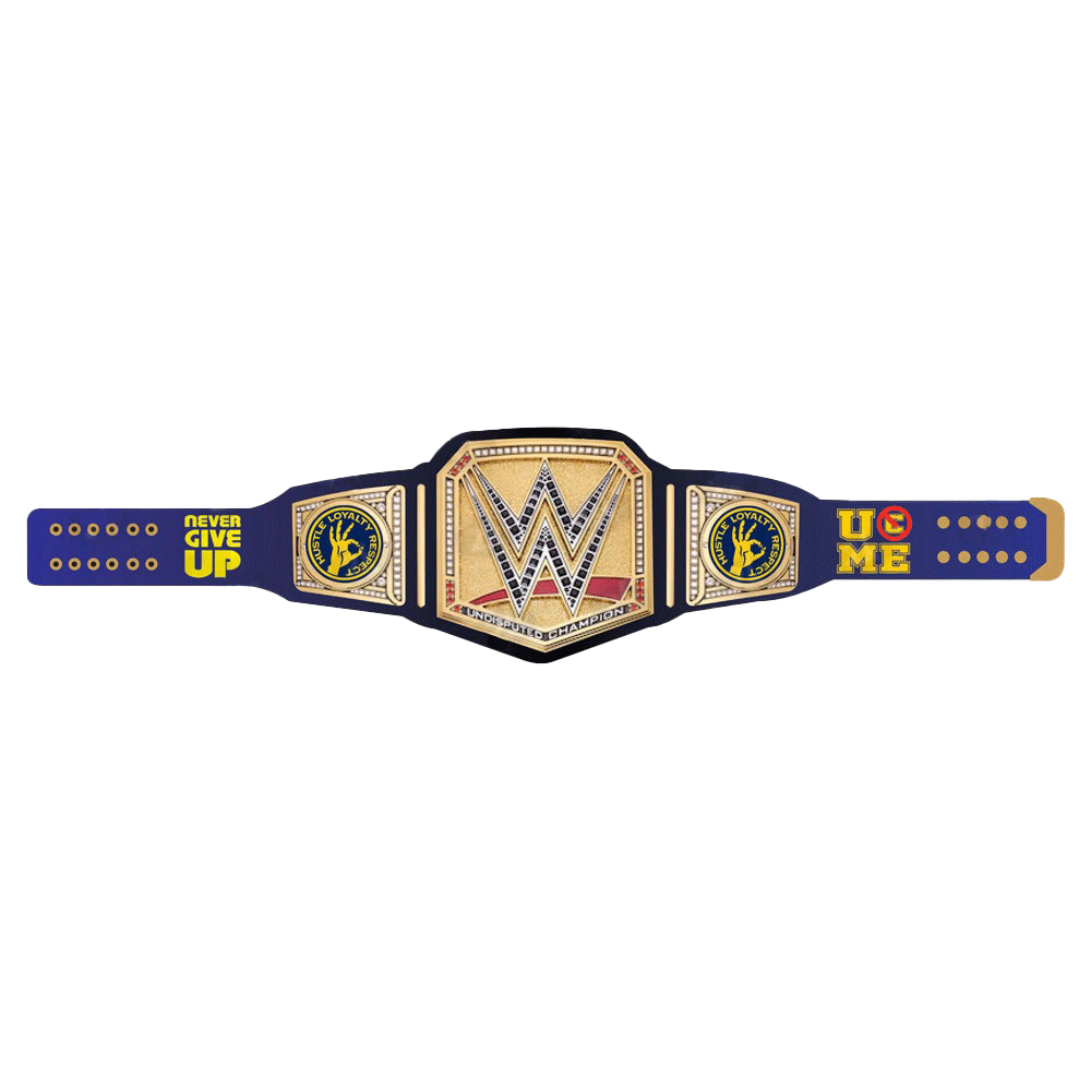 John Cena Never Give Up Signature Series Championship Belt Championship Belts Online