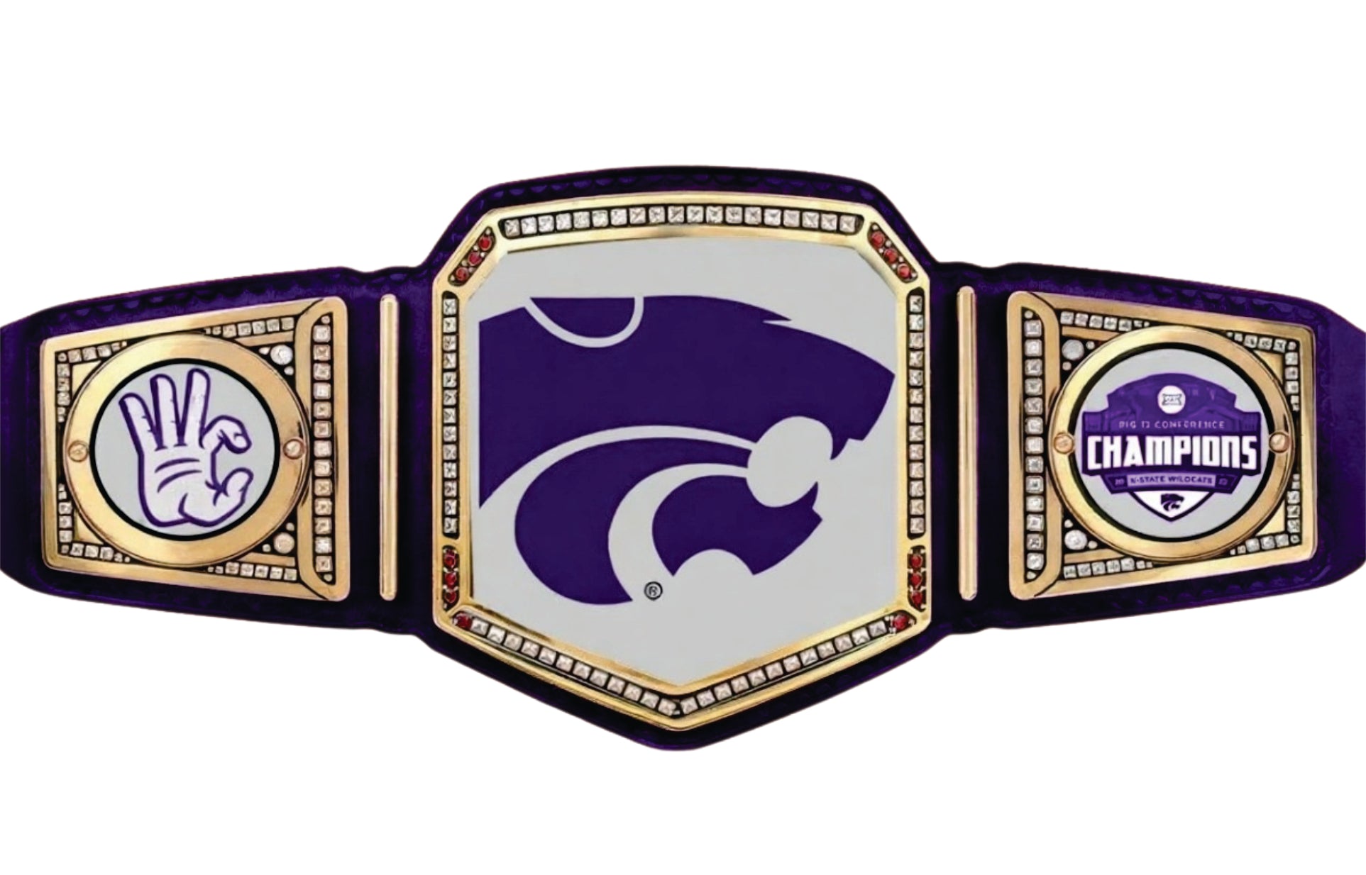 Kansas State Wildcats XII 2022 Championship Belt Championship Belts Online