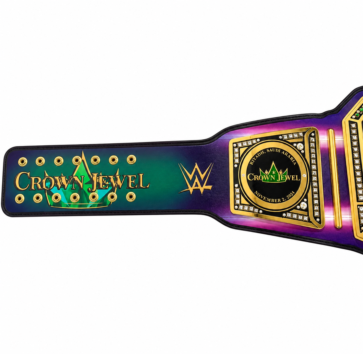 WWE Crown Jewel Undisputed Championship Replica Belt  Purple Edition
