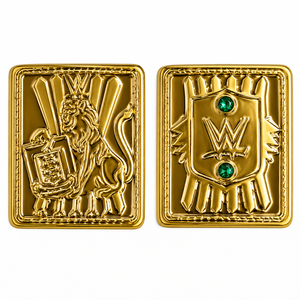 WWE White Strap Championship Replica Belt  Gold Eagle World Wrestling Championship Title