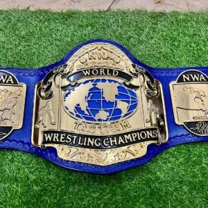 NWA Tag Team Championship Belt Replica  4MM CNC Detailed 24K Gold Plates