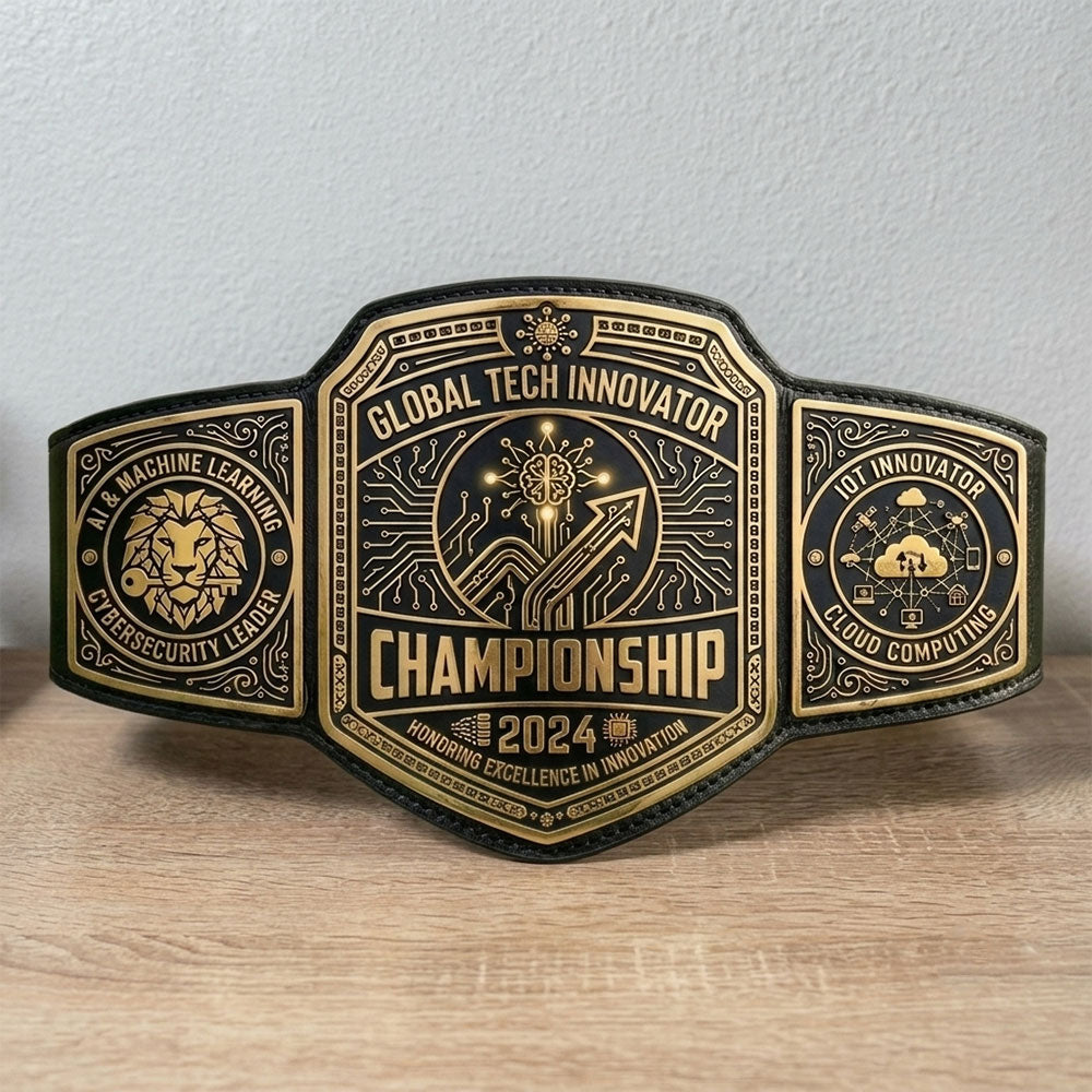 Custom Wrestling Championship Belt