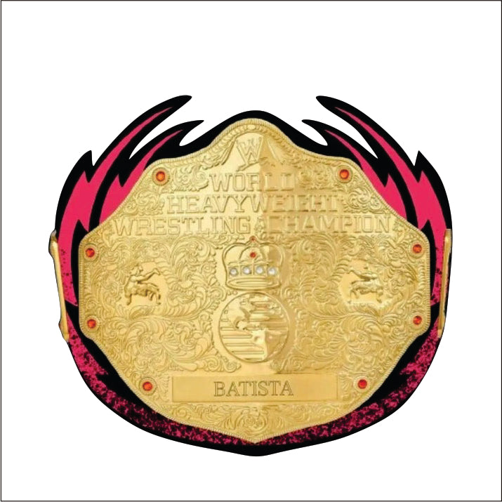 Custom Batista Big Gold World Heavyweight Championship Belt Championship Belts Online
