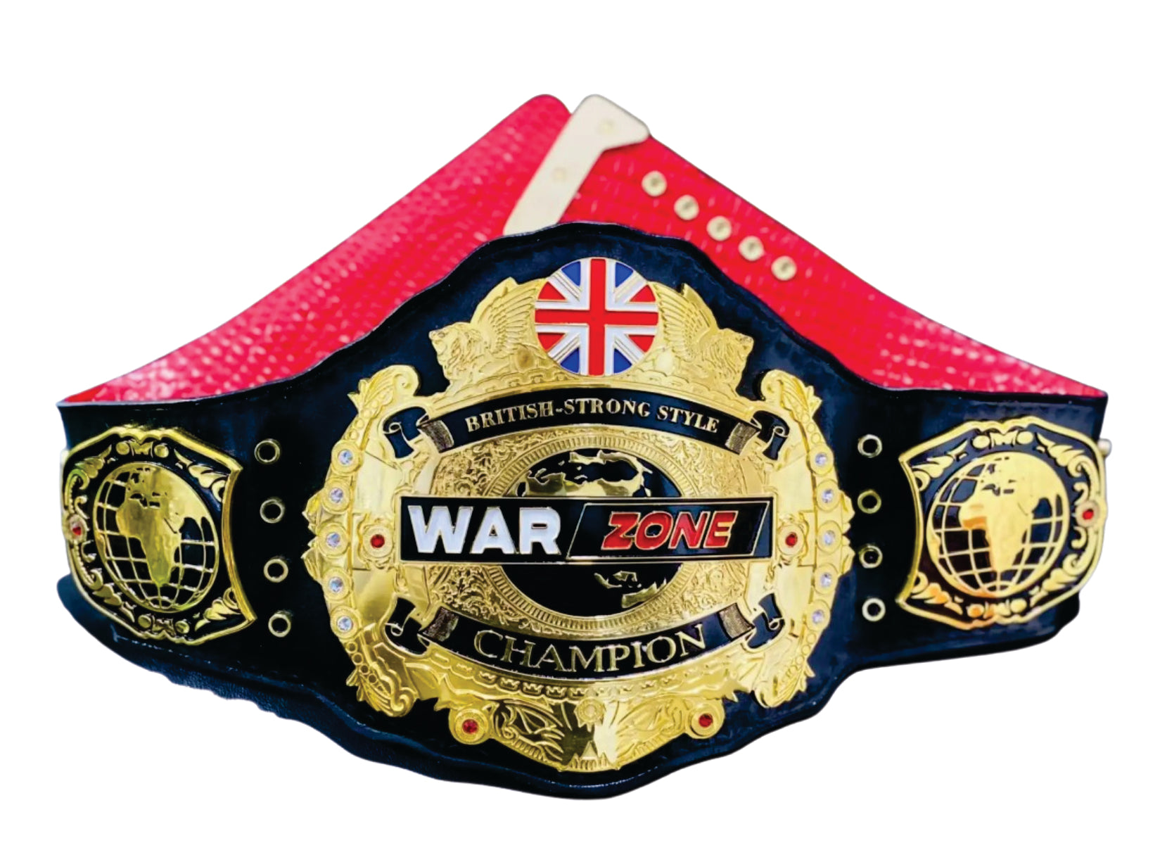 British-Strong Style War Zone Champion Championship Belt Championship Belts Online