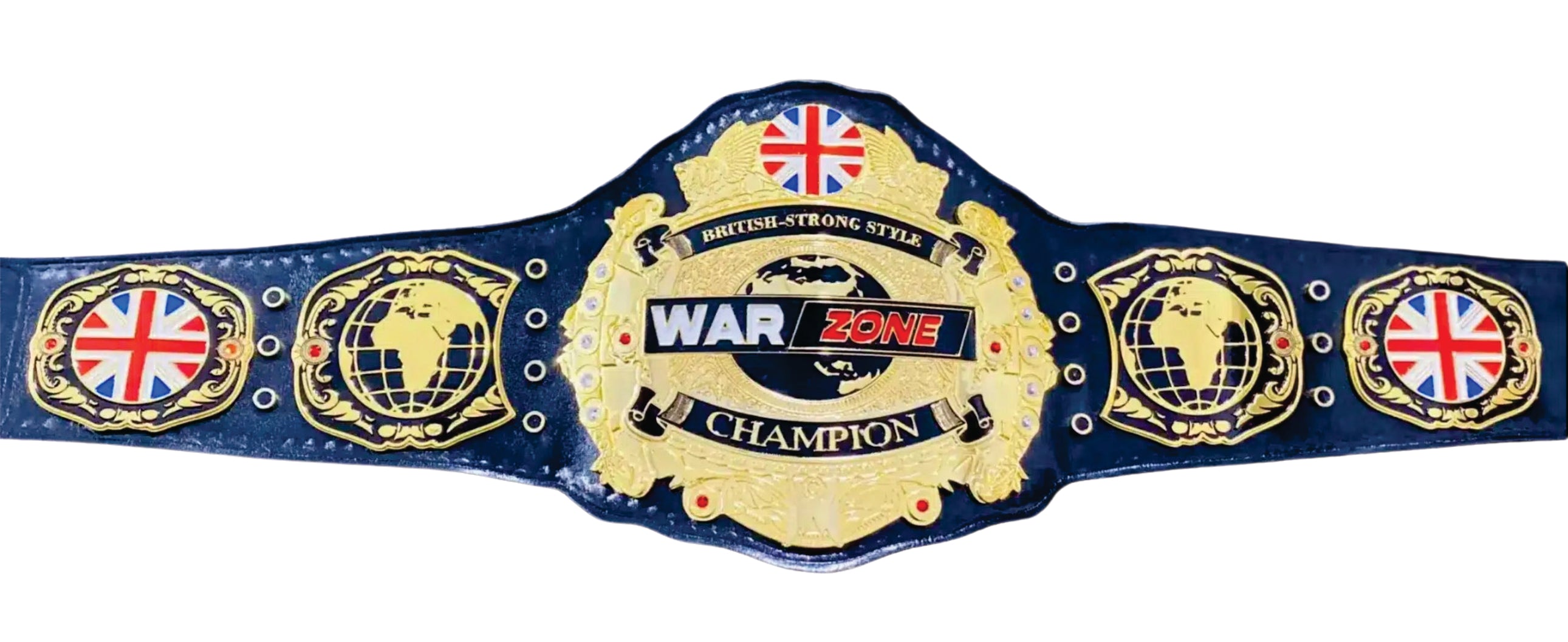 British-Strong Style War Zone Champion Championship Belt Championship Belts Online