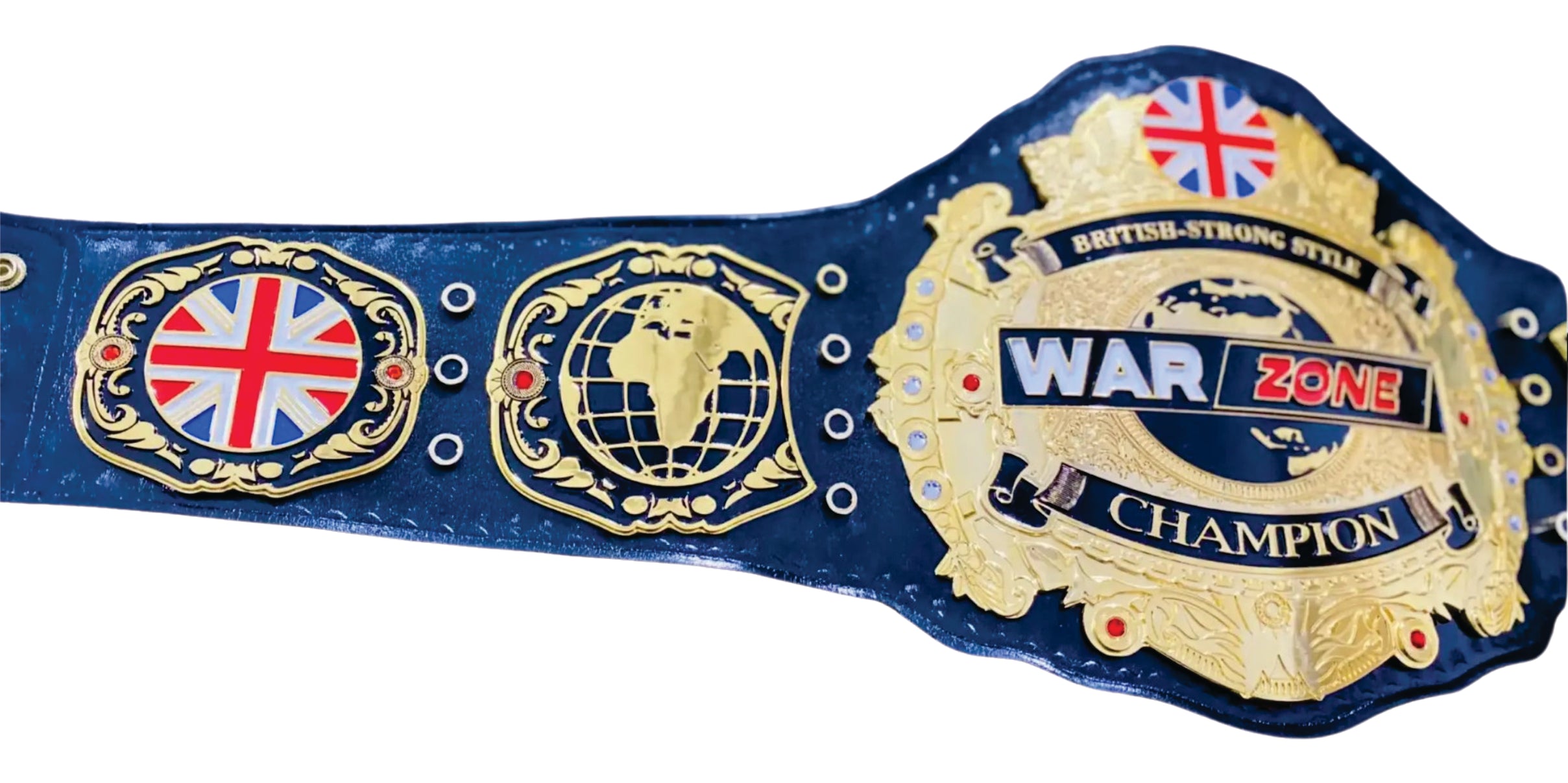 British-Strong Style War Zone Champion Championship Belt Championship Belts Online