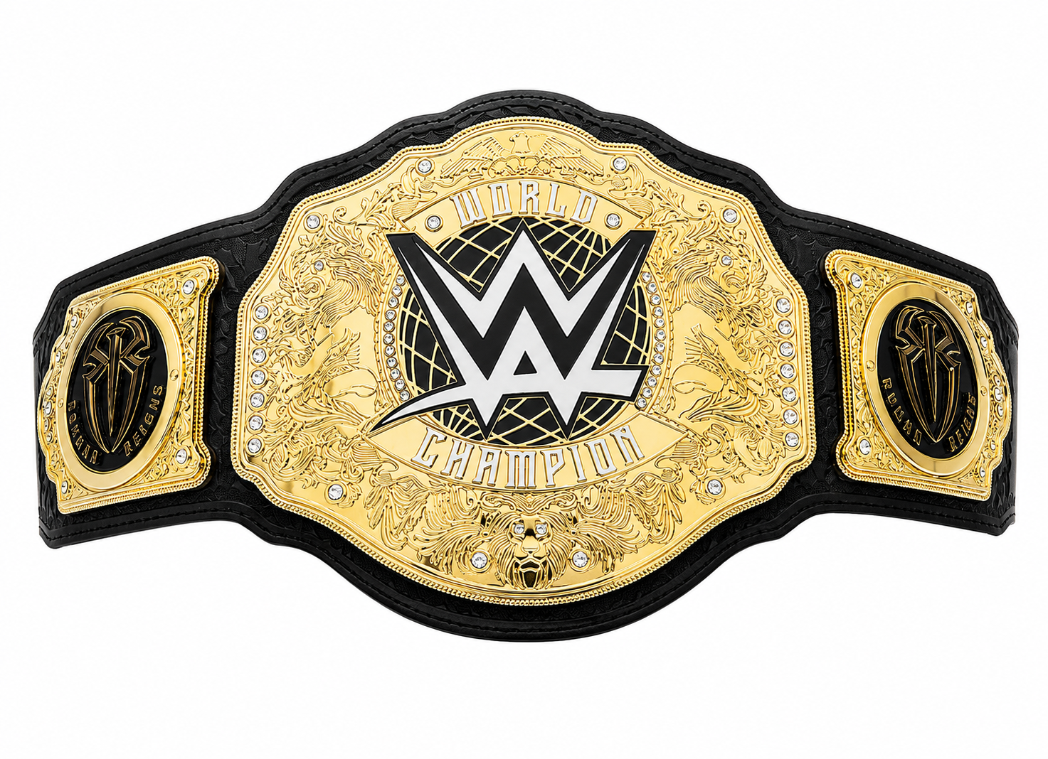 New Heavyweight Championship Belt Wrestling Replica Title 2mm Brass Adult Roman