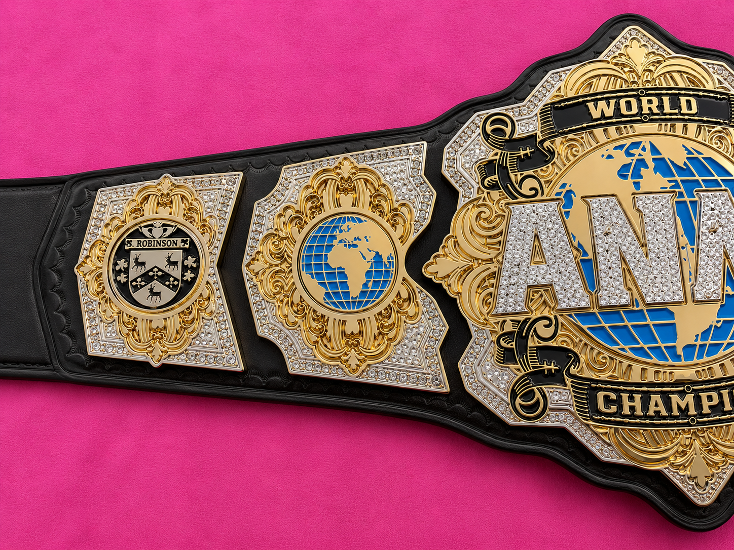 The 24K CNC AWO World Champion Premium CNC Championship Belt Replica Reg