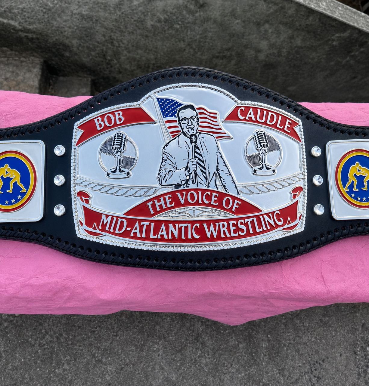 Bob Caudle Mid-Atlantic Wrestling Championship Belt
