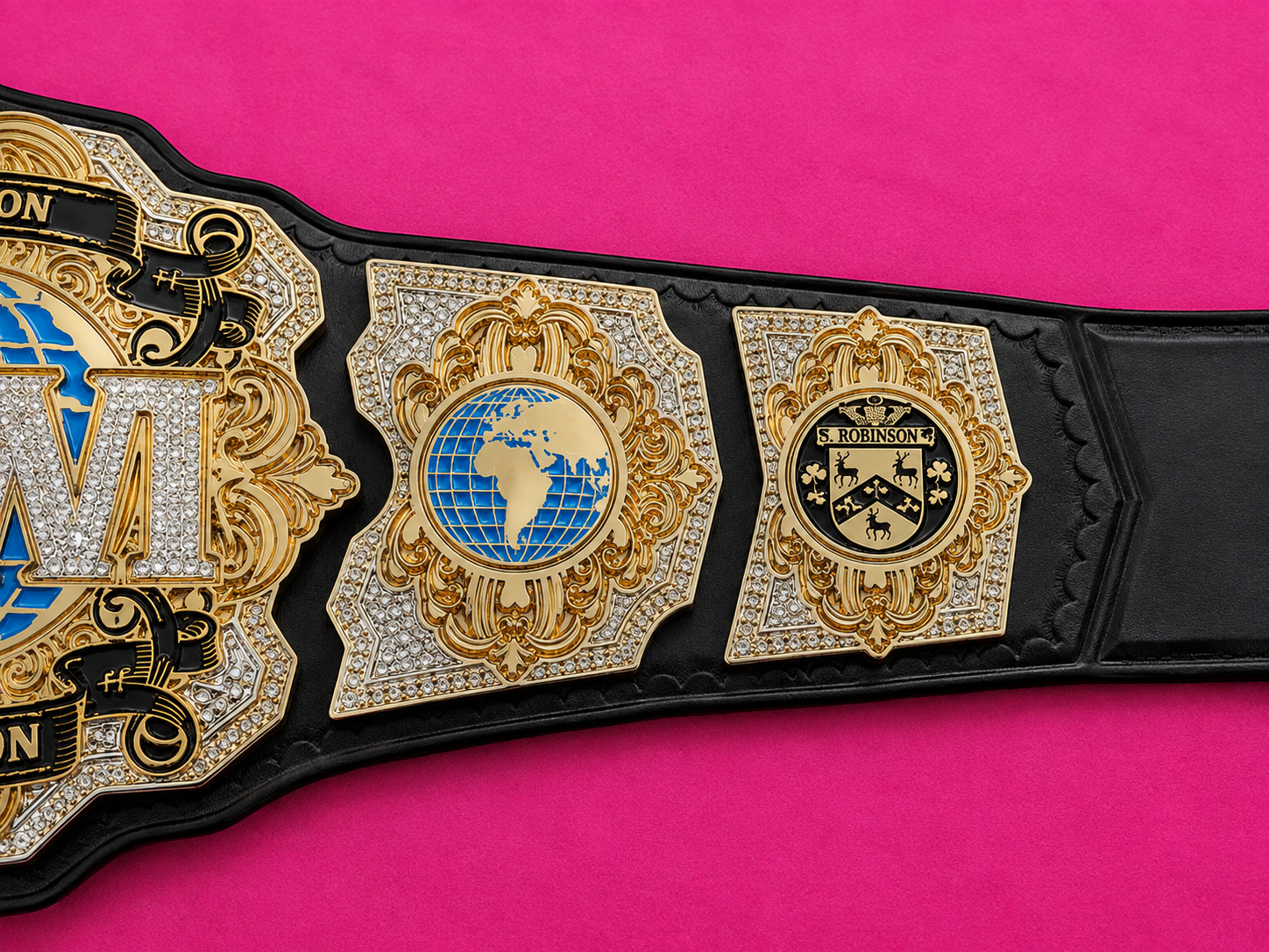 The 24K CNC AWO World Champion Premium CNC Championship Belt Replica Reg