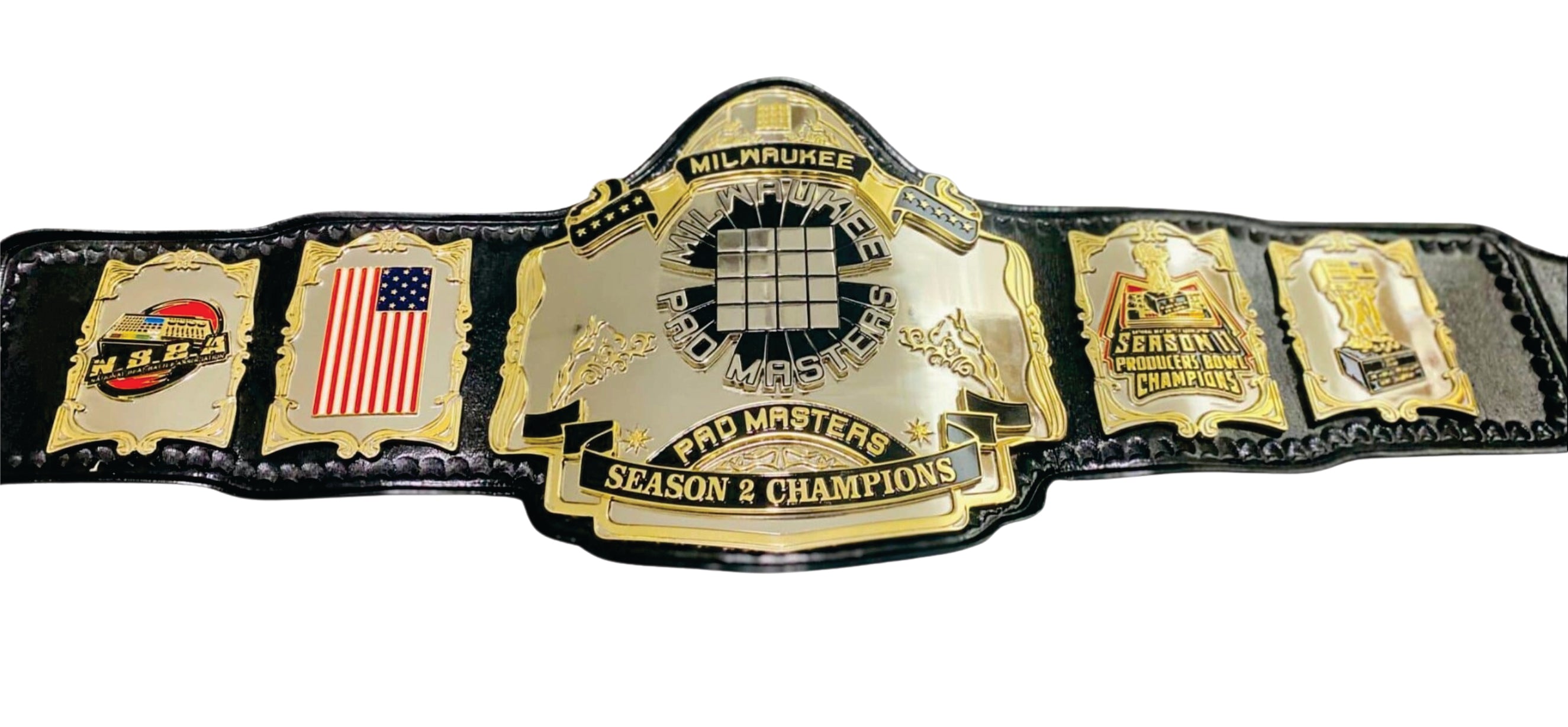 MILWAUKEE PAD MASTER CHAMPIONSHIP WRESTLING BELT Championship Belts Online
