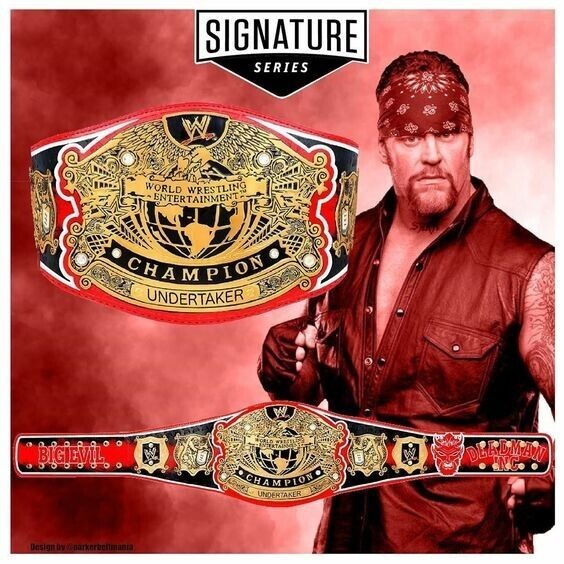 Kurt Angle Signature Series Wrestling Championship Replica Title Belt Championship Belts Online
