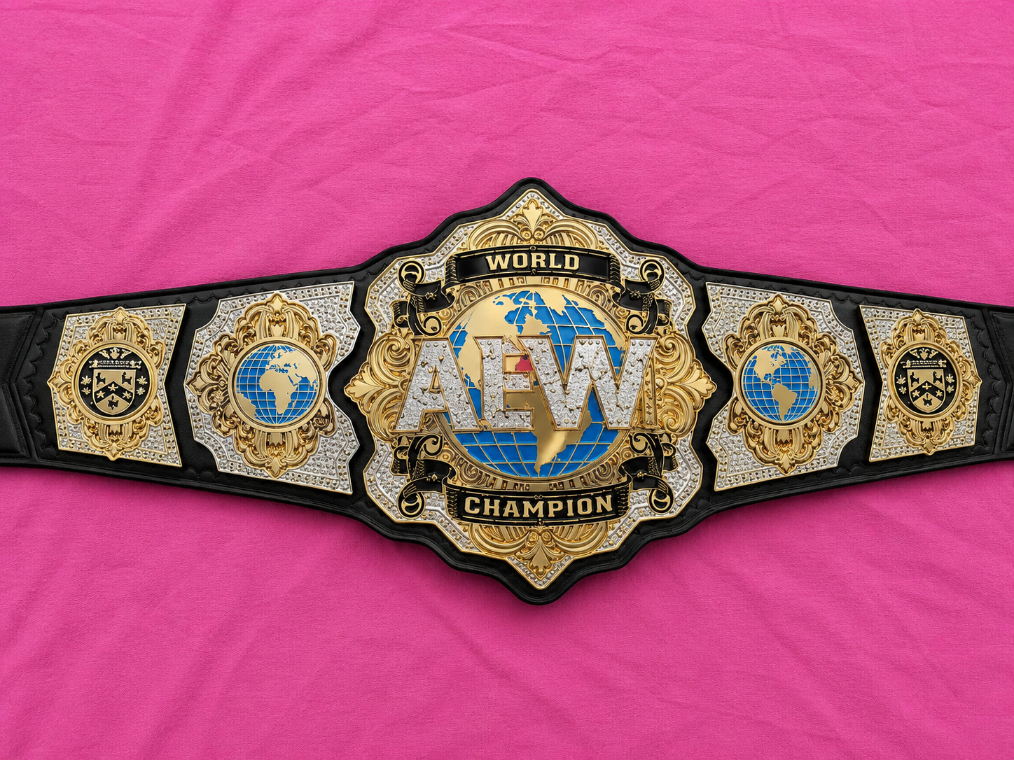 The 24K CNC AWO World Champion Premium CNC Championship Belt Replica Reg