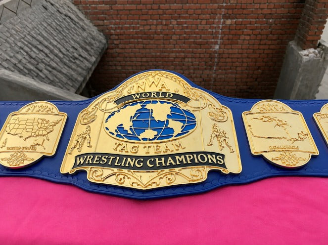 The 24K CNC NWA World Tag Team Heavyweight Premium CNC Championship Belt Replica