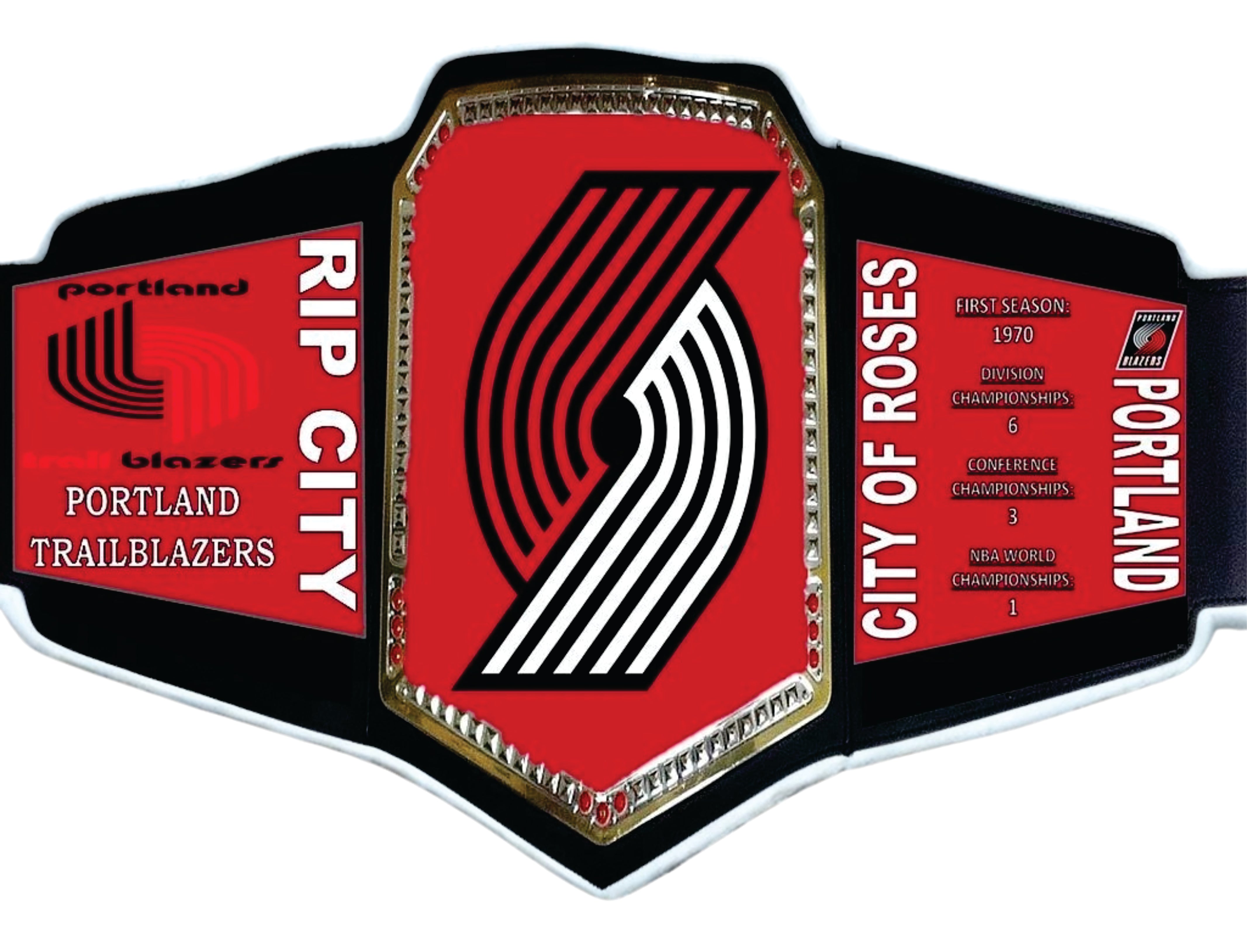 Portland Trailblazers NBA Championship Belt Championship Belts Online