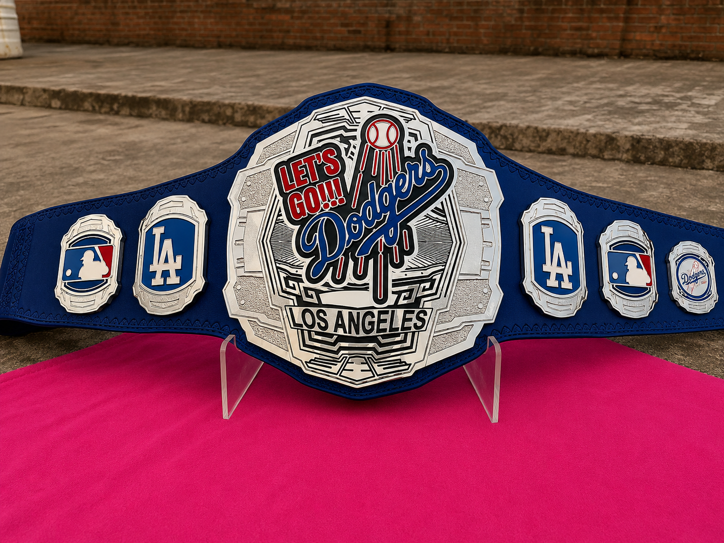 24K Los Angeles Dodgers Championship Belt