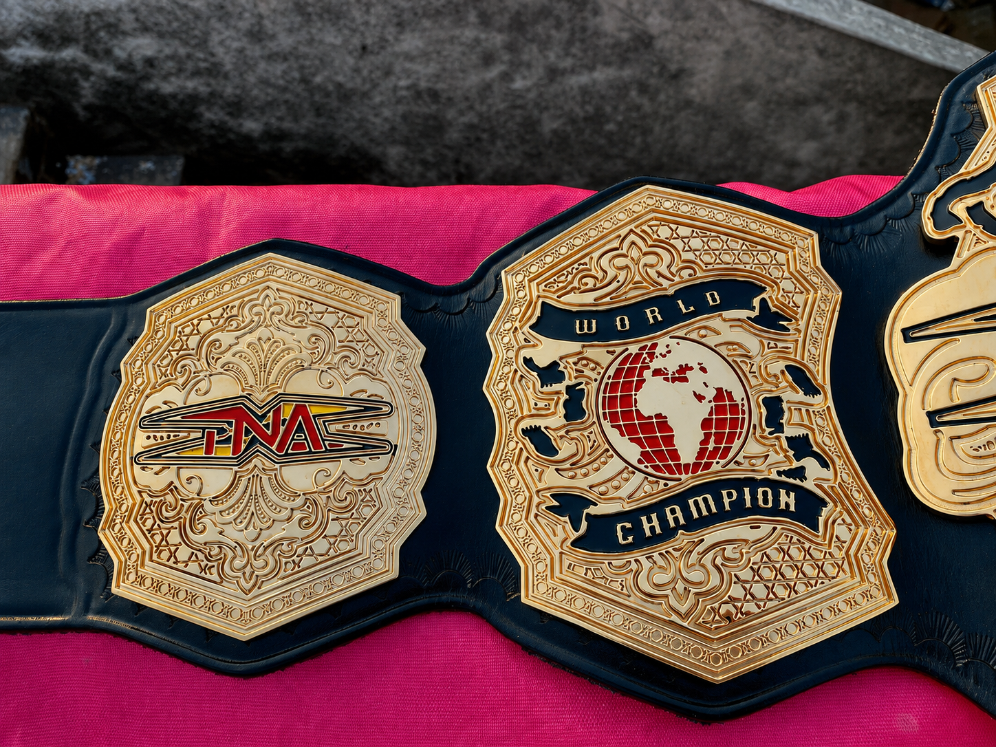 The 24K GOLD TNA World Champion Premium CNC Championship Belt Replica