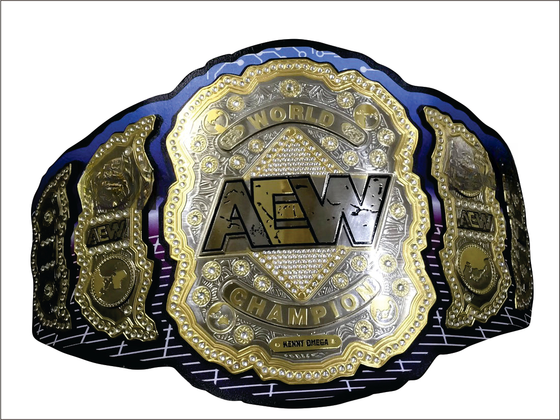 Kenny Omega Custom AEW World Heavyweight Championship Belt