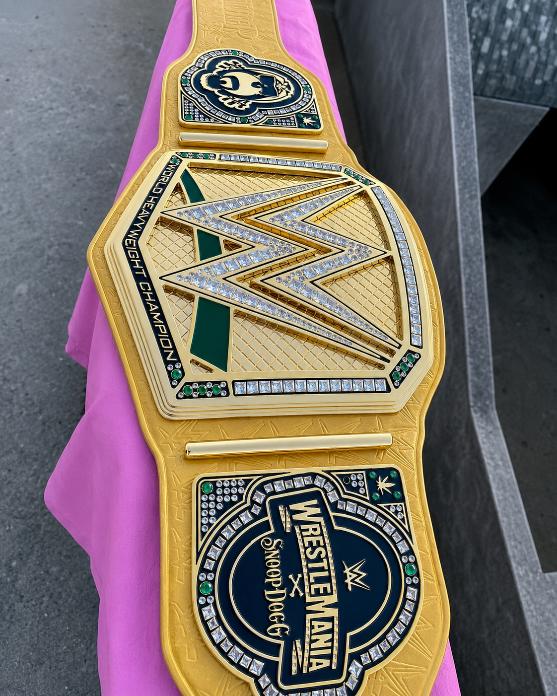The 24K GOLD Wrestle Mania Premium CNC Championship Belt Replica