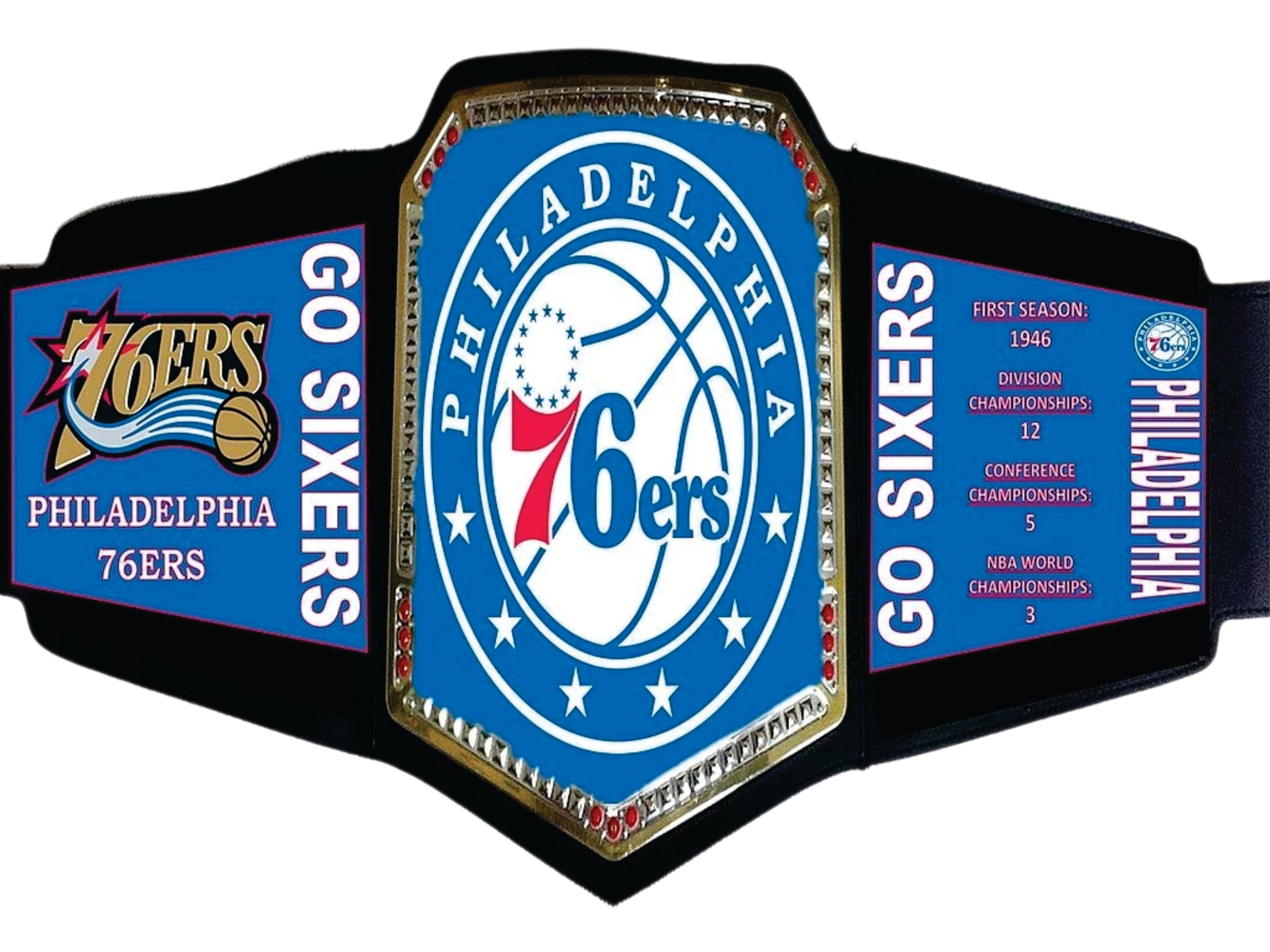 Philadelphia 76ers NBA Championship Belt Championship Belts Online