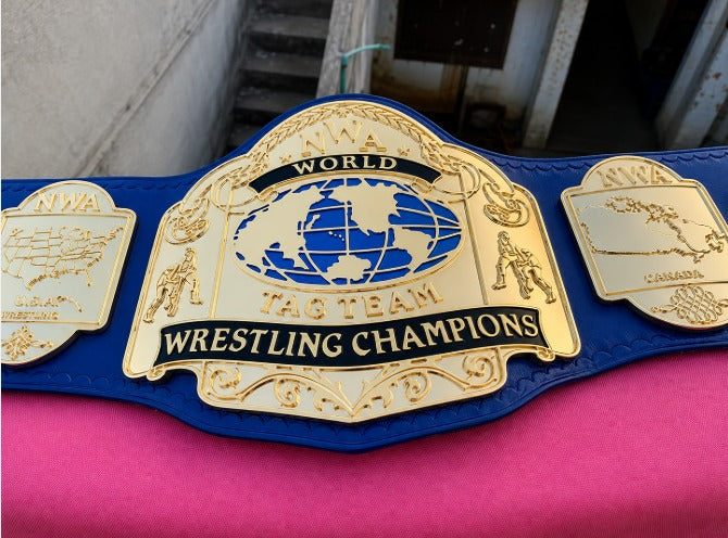 The 24K CNC NWA World Tag Team Heavyweight Premium CNC Championship Belt Replica