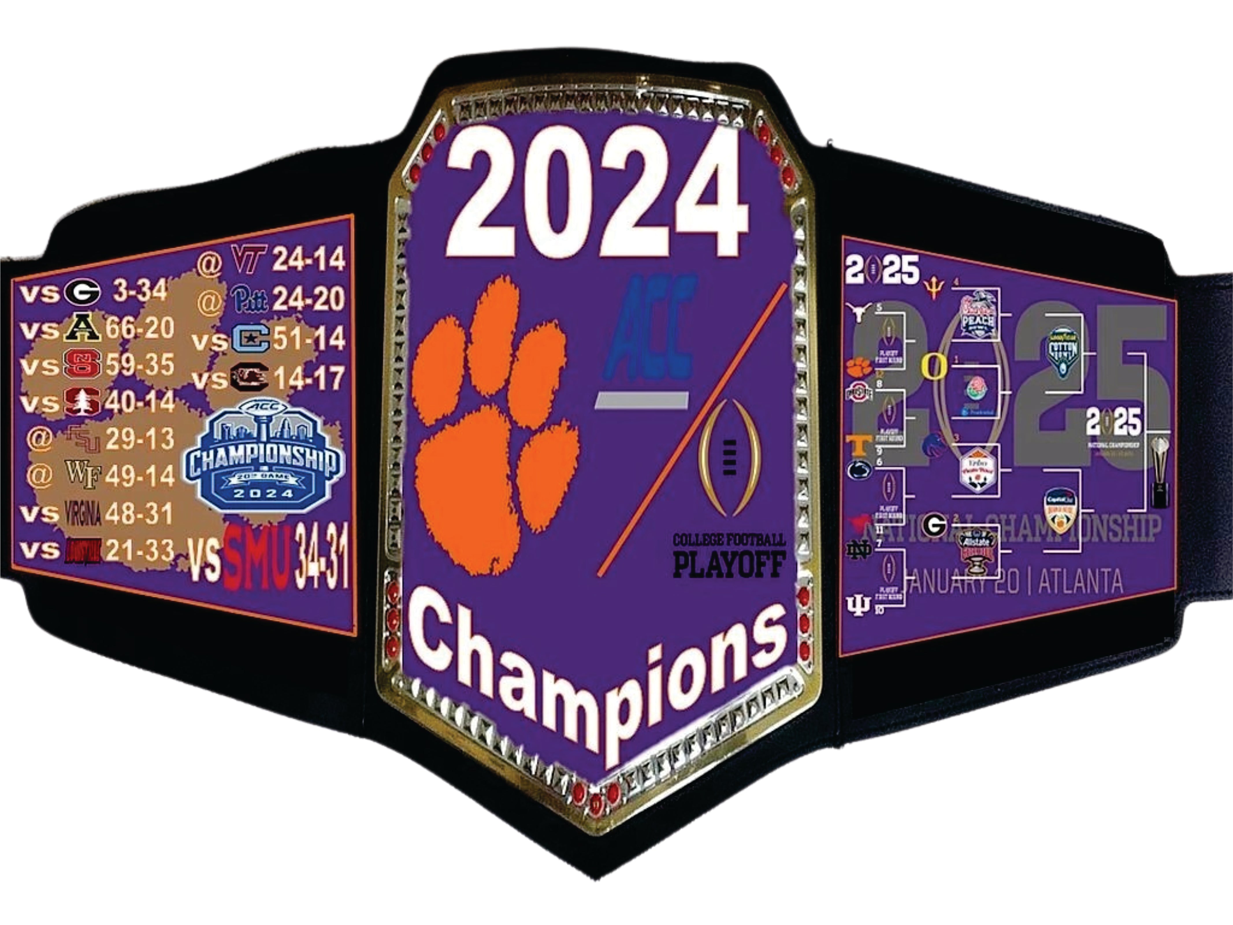 Indiana Hoosiers 2024 College Football Playoff (CFP) At-Large Championship Belt Championship Belts Online