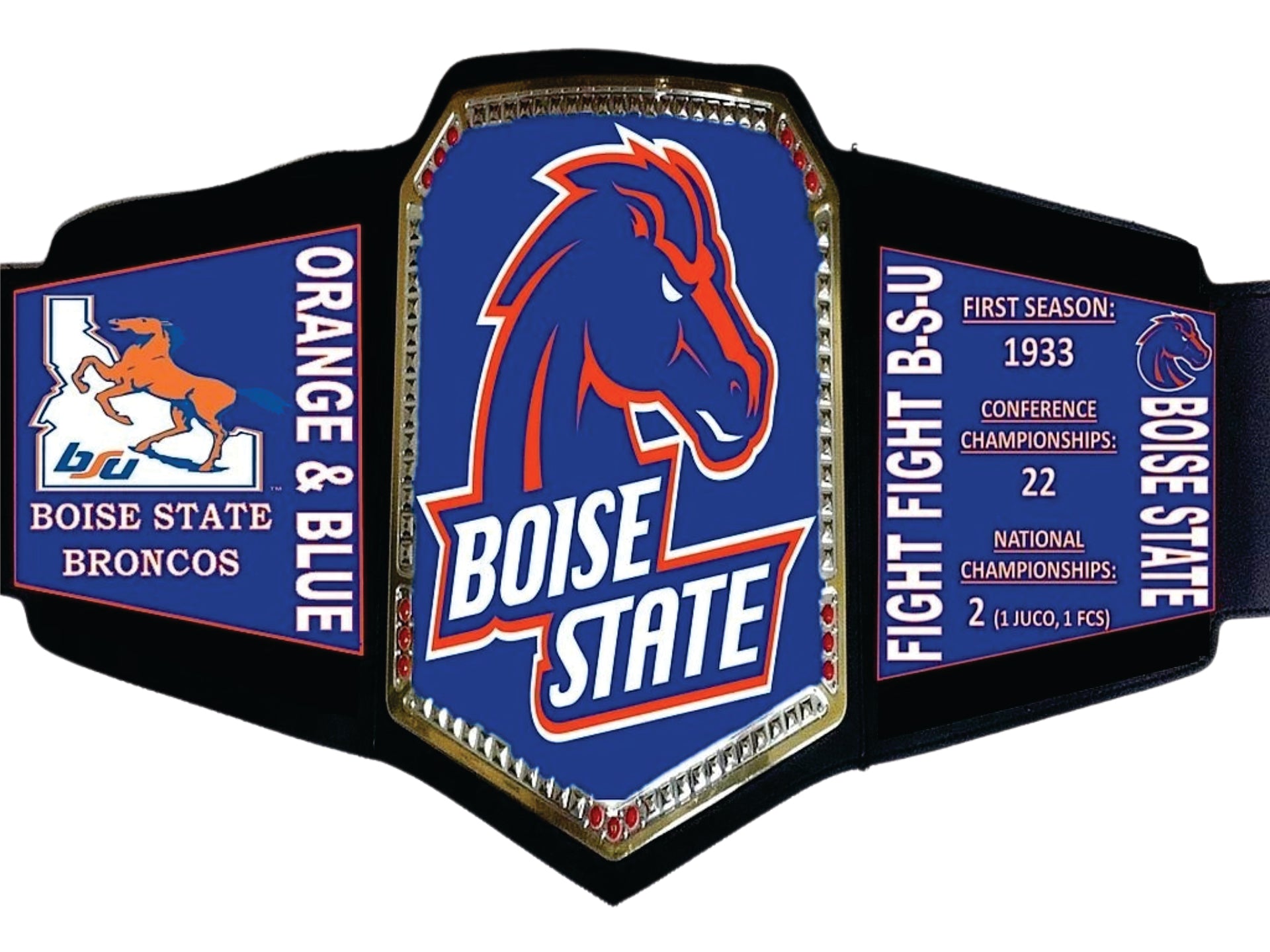 Boise States Broncos WWE College Legacy Title Belt Championship Belts Online