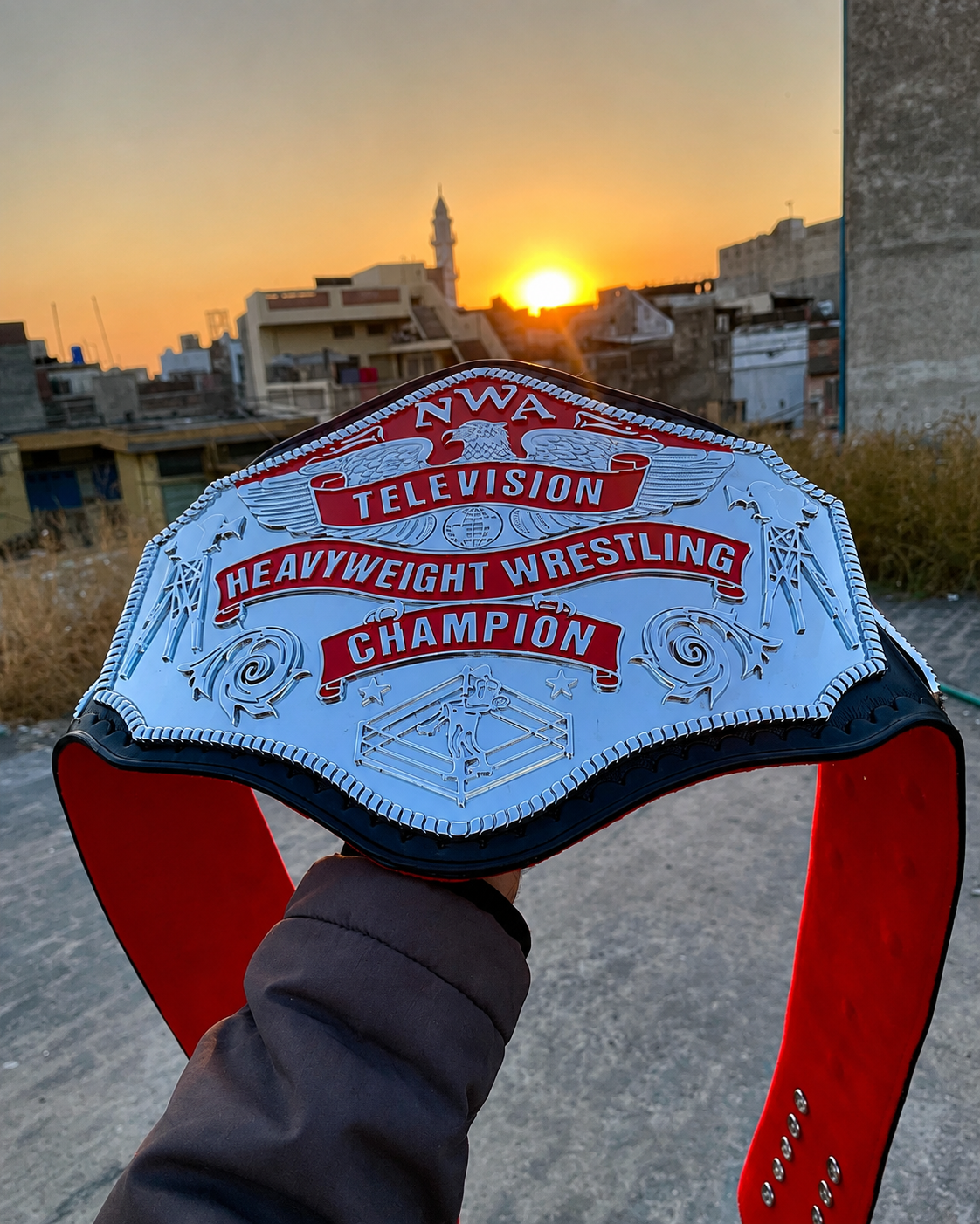 The 24K CNC NWA Television Premium CNC Championship Belt Replica