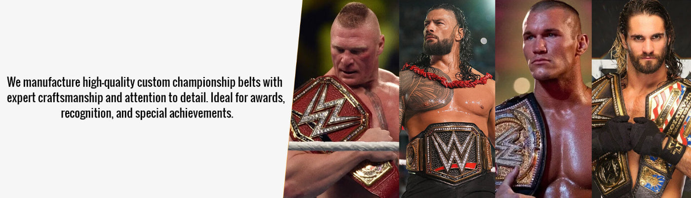 Custom Championship Belts: WWE Wrestlers with Titles